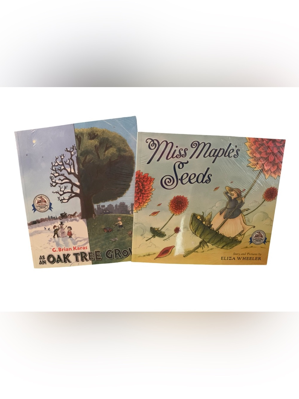 Dolly Parton’s Imagination Library Pair of New Books Miss Maples Seeds+Oak Tree